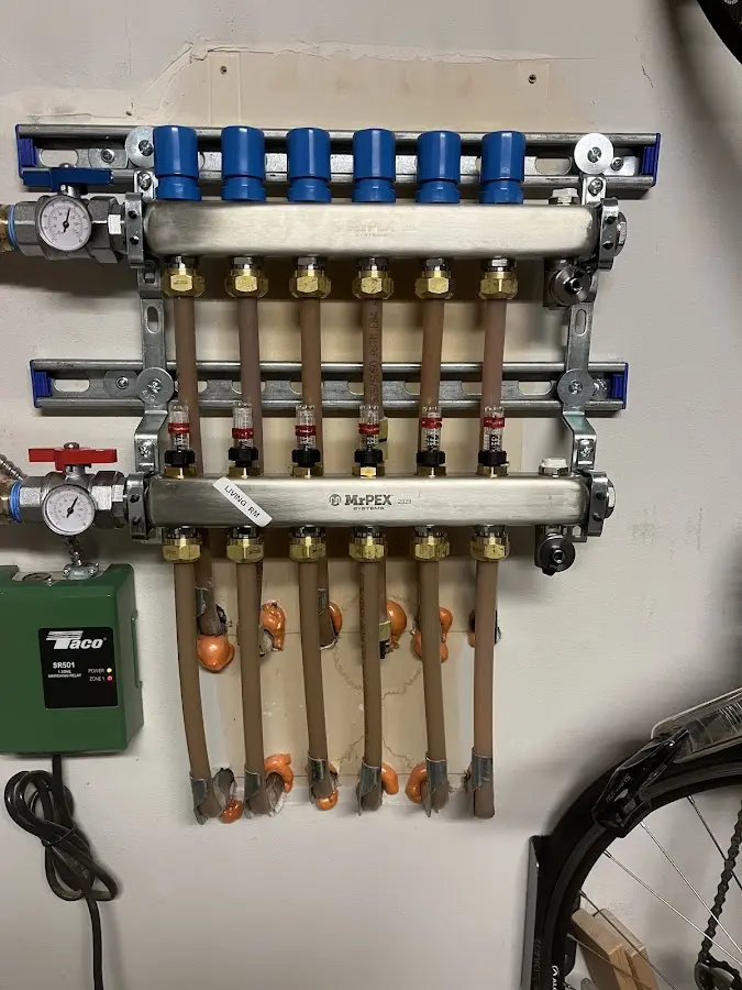 Plumber performing Gas Leak Detection at a residential property in Nolensville